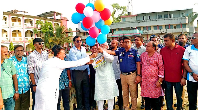শাপলাপুরে এমপি ট্রফি গোল্ডকাপের উদ্বোধন,ক্রীড়া উন্নয়নে সবাইকে সহযোগী হতে হবে-এমপি ফরিদ 
